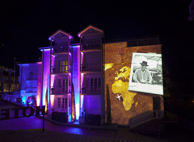 Projection mapping for a 30th birthday party